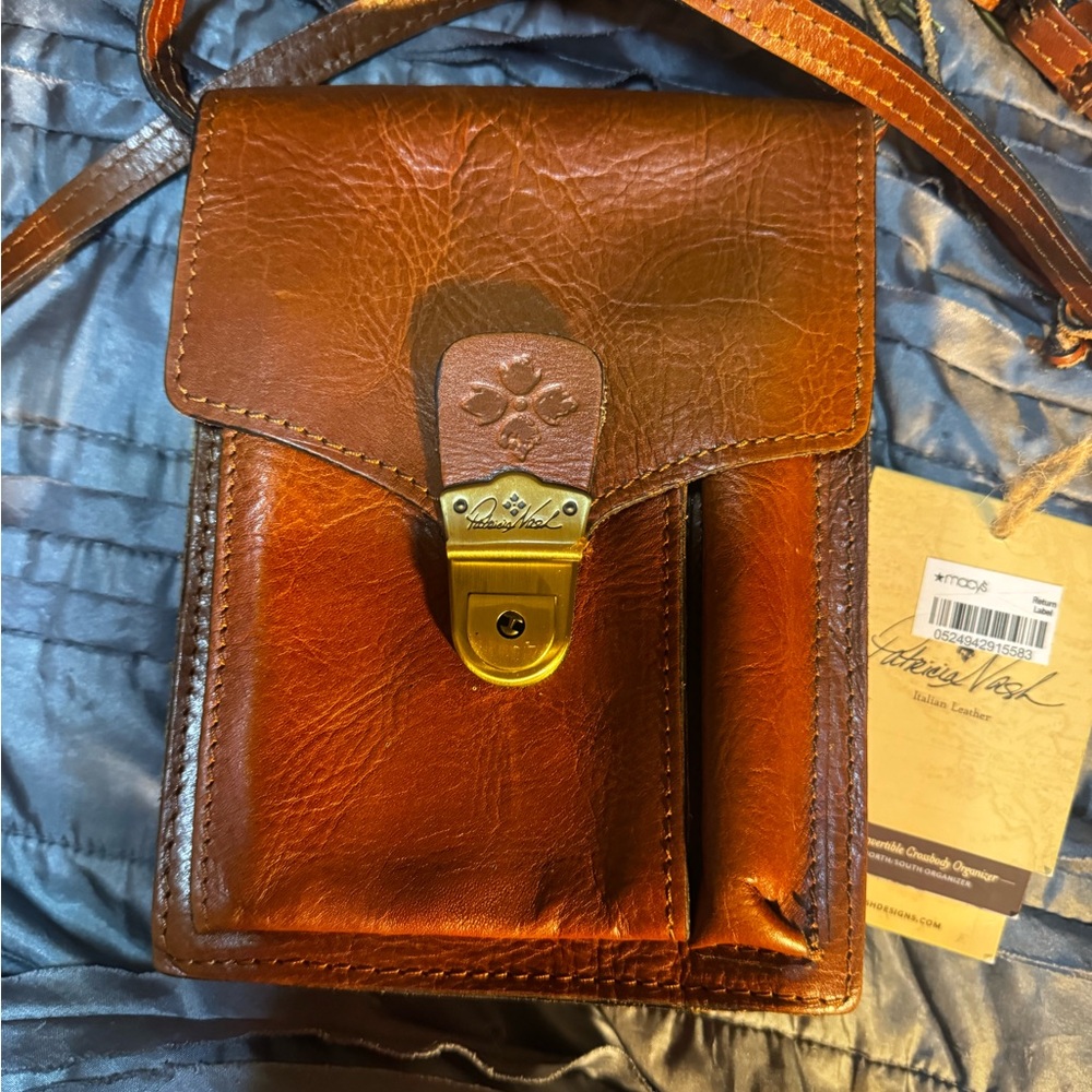 Patricia Nash Brown Crossbody Bag - Picture 5 of 9